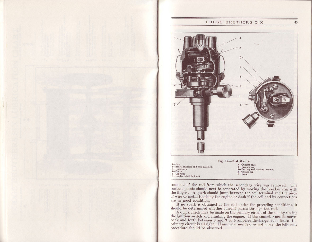 1930 Dodge Six Instruction Book Page 16